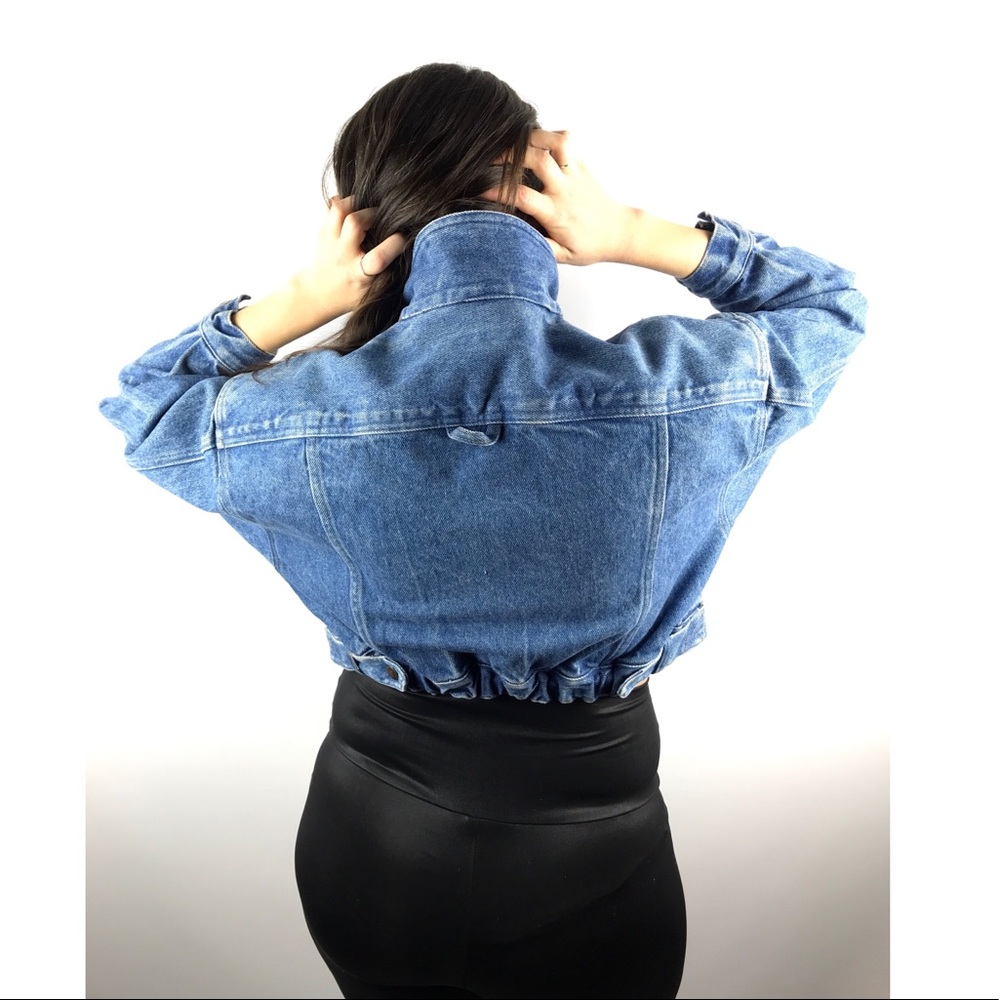 *SOLD***CALVIN KLEIN SPORT cropped denim jacket - Picture 4 of 8